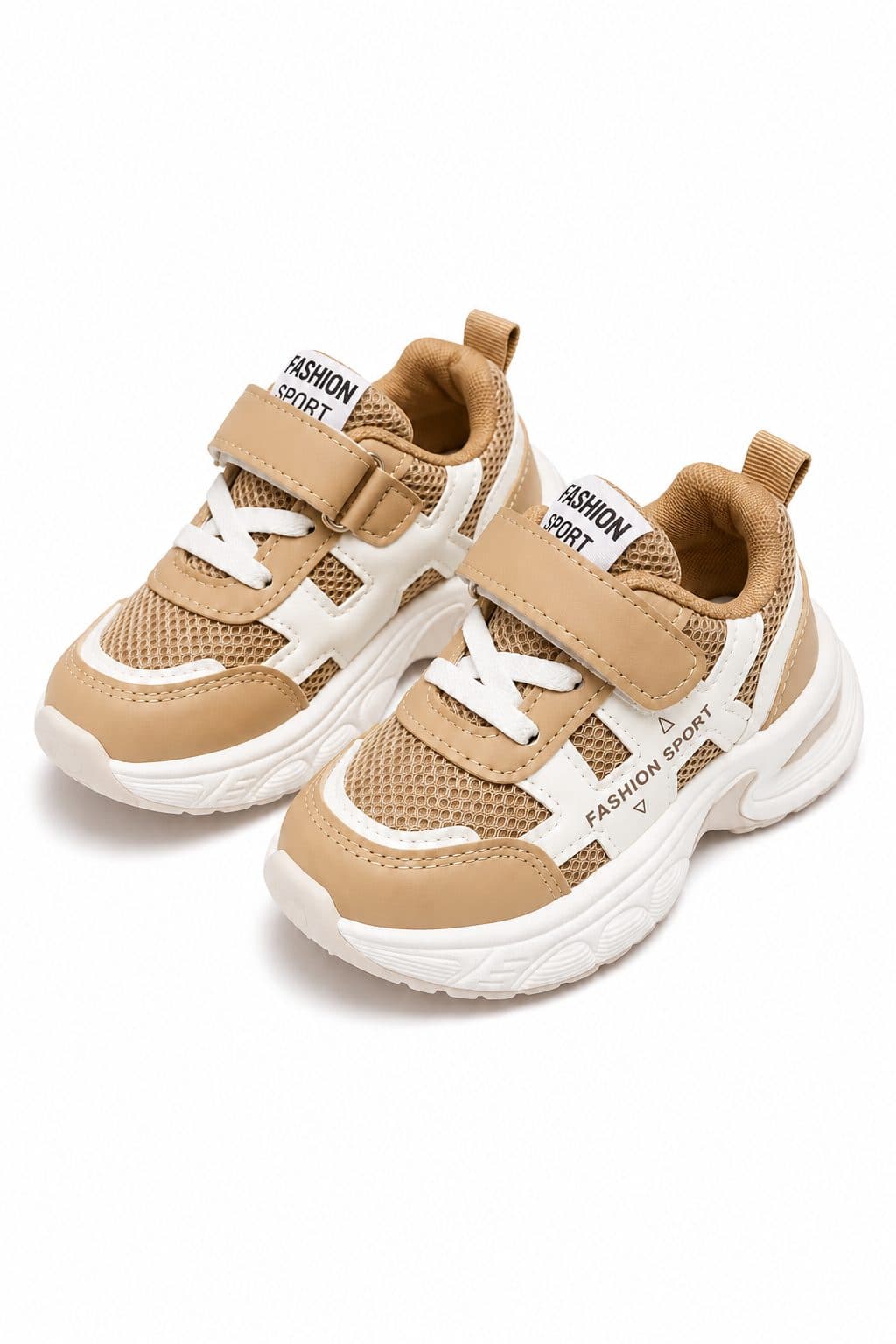 ZAPATILLAS BEIGE Y BLANCO — zapatos para niña