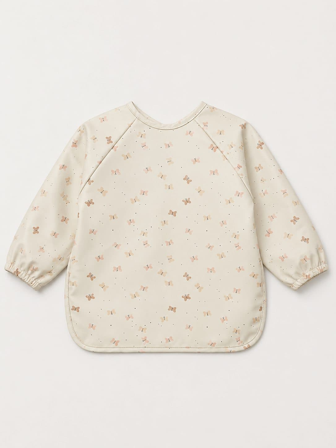 MANDIL NIÑA CREMA MARIPOSAS MANGA LARGA — accesorio para niña