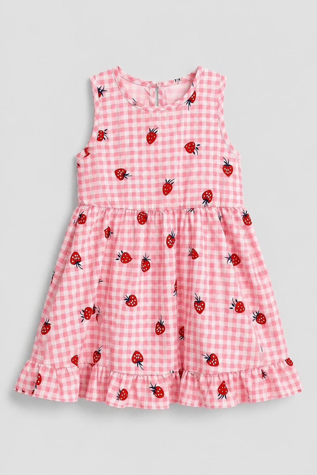 VESTIDO FRESAS — vestido para niña