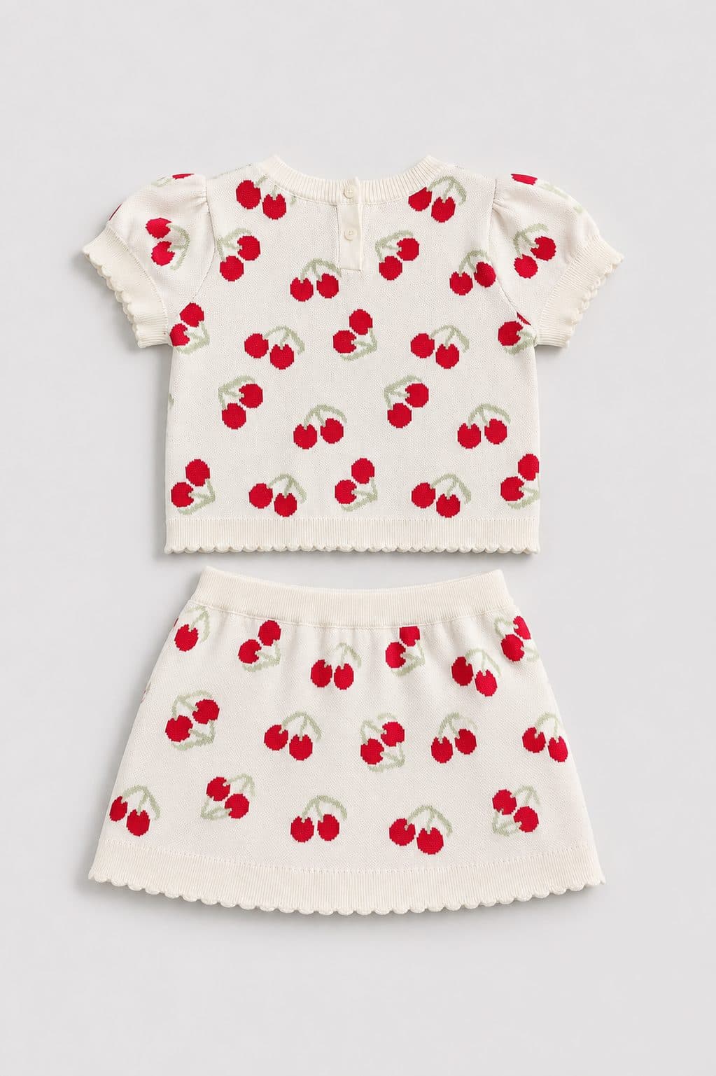 CONJUNTO LITTLE LASS CEREZAS — ropa importada para niña