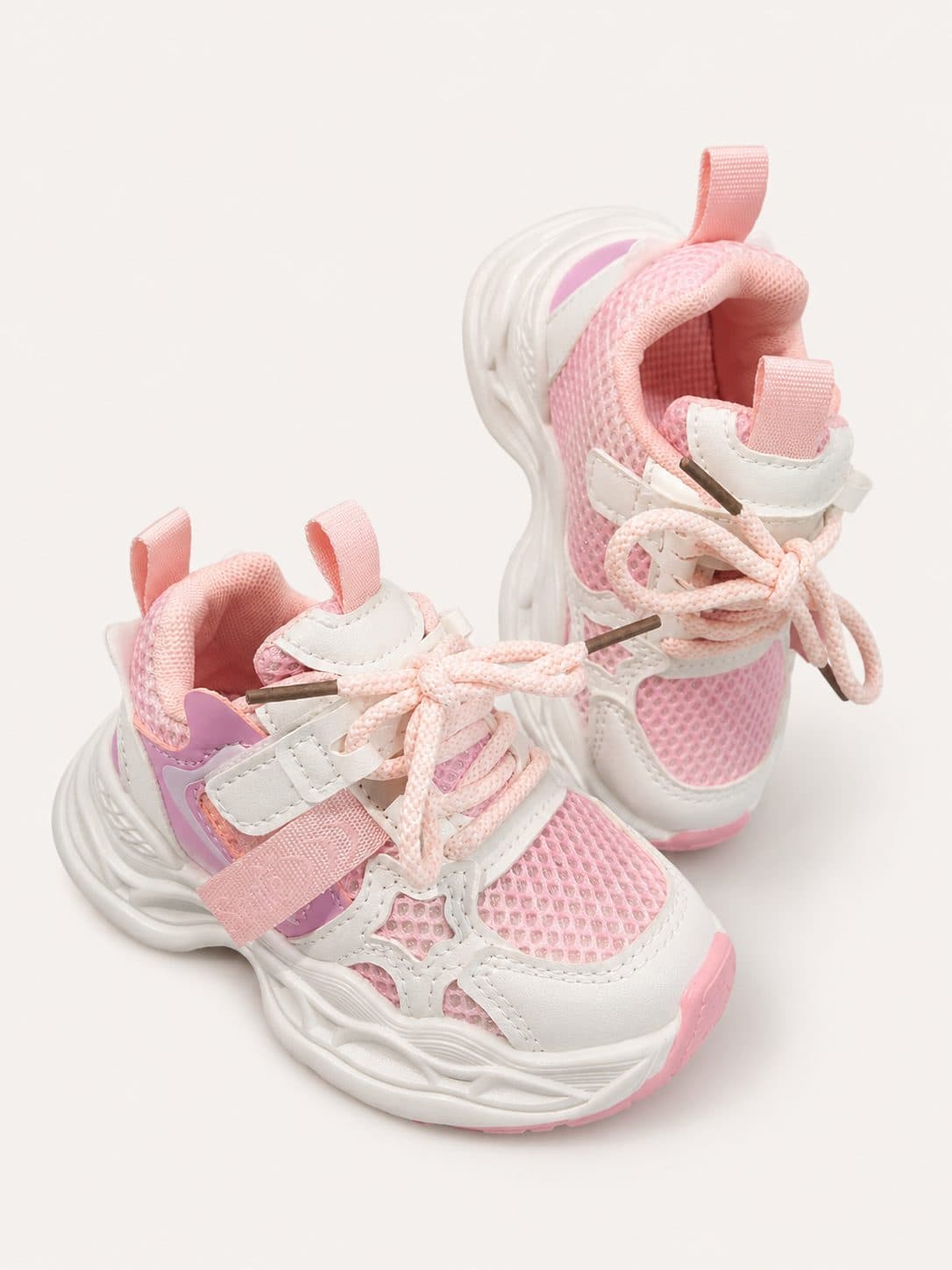ZAPATILLAS BLANCO CON ROSA Y LILA — zapatos para niña