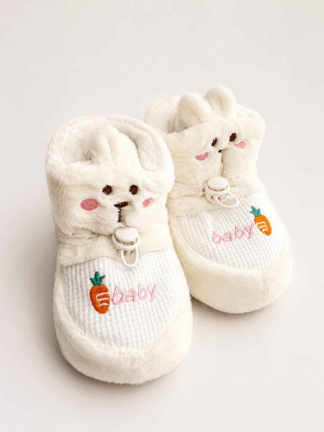 BOTINES CREMA CONEJITO BABY — zapatos para niña