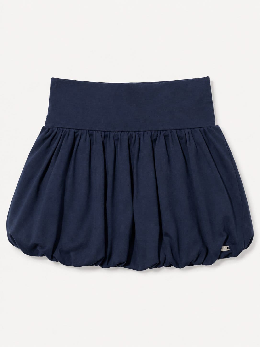 FALDA SHORT GLOBO AZUL MARINO — pantalón para niña