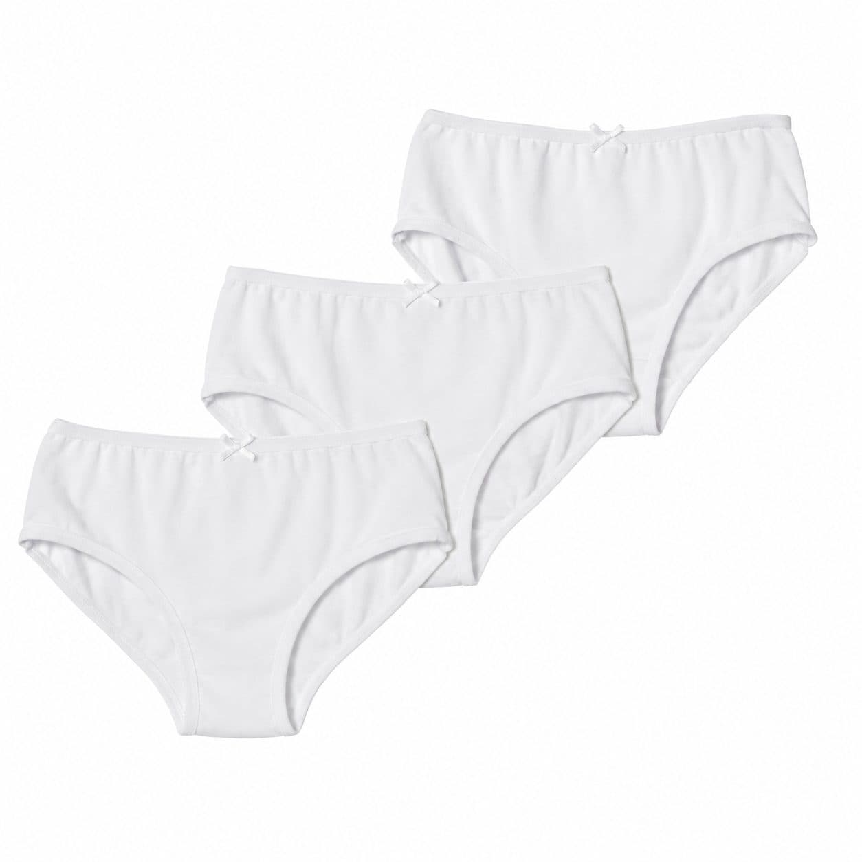 PACK 3 CALZONES NIÑA BLANCOS — accesorio para niña