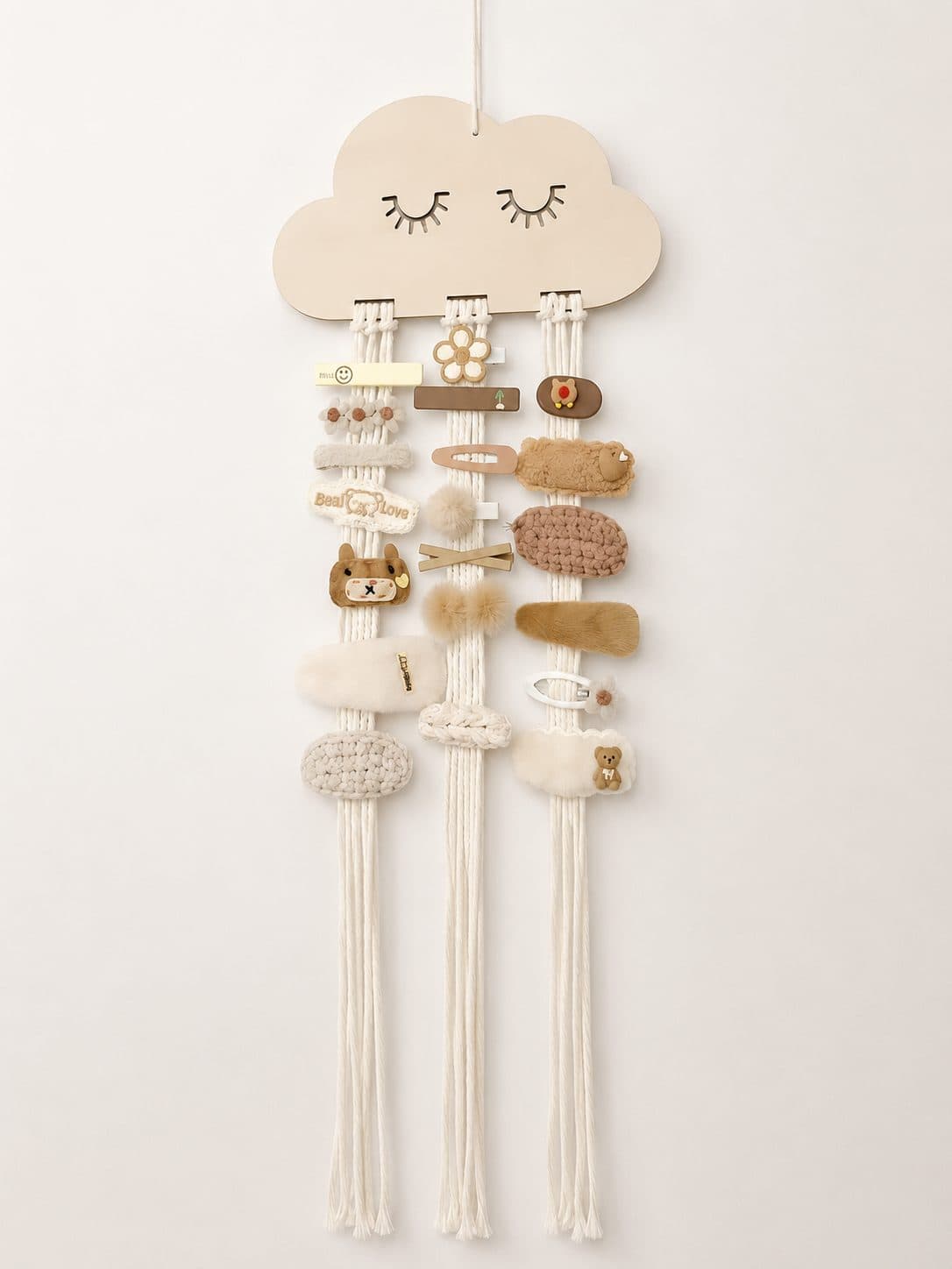 ORGANIZADOR DE GANCHOS NUBE COLGANTE — accesorio para niña