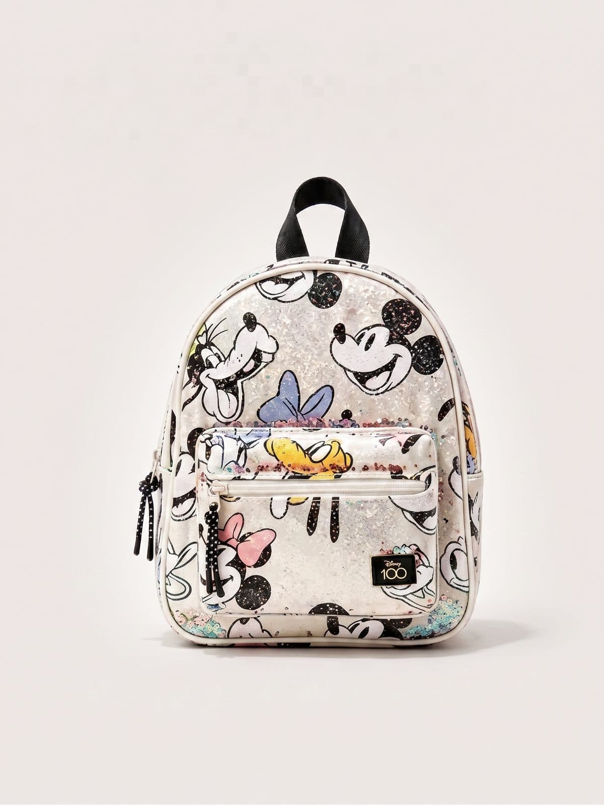 MOCHILA DISNEY CON ESTAMPADO DE PERSONAJES — accesorio para niña