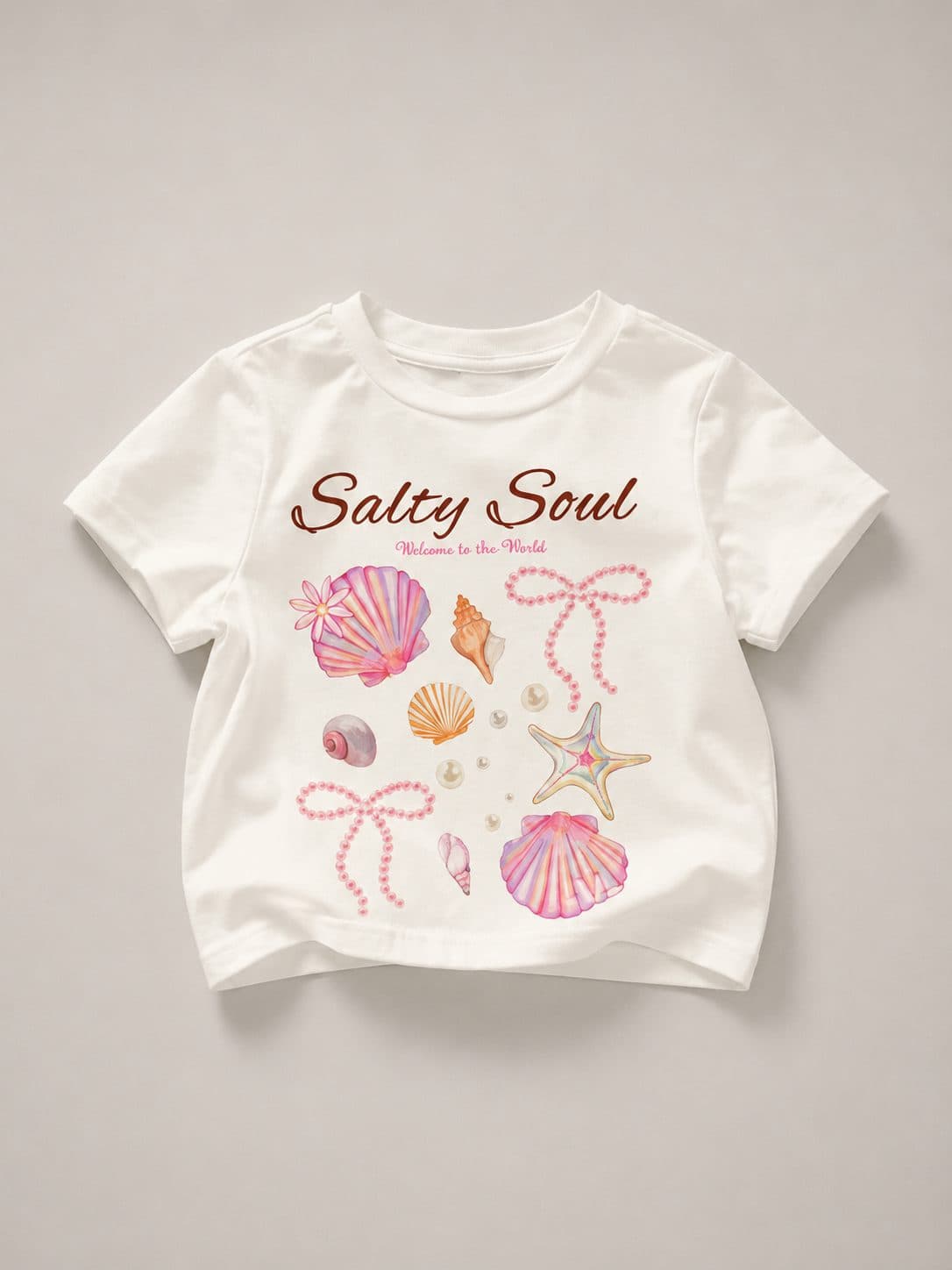 POLO BLANCO CON ESTAMPADO MARINO — polo para niña