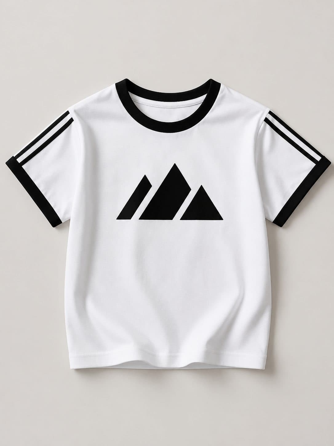 POLO BLANCO CON FRANJAS — polo para niña