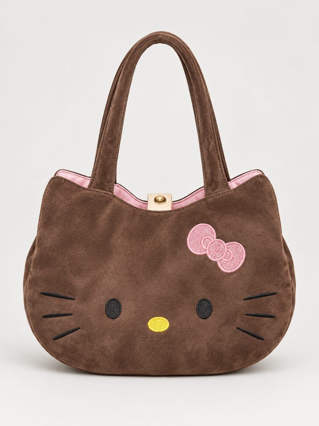 CARTERA MARRÓN HELLO KITTY — accesorio para niña