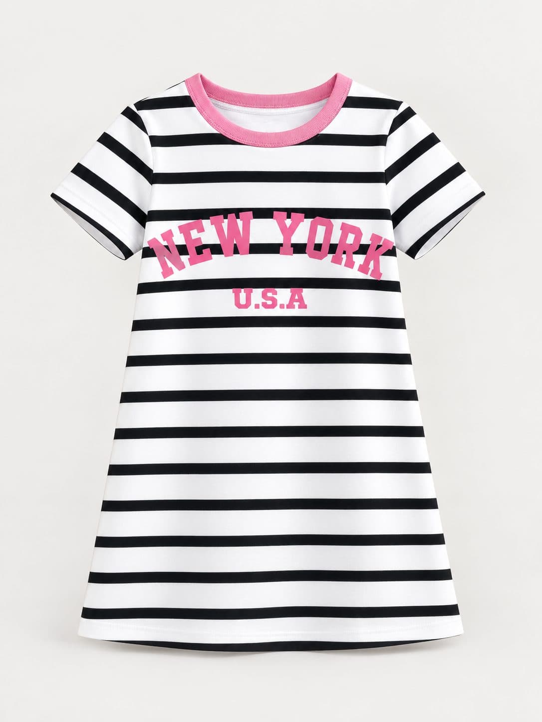 VESTIDO A RAYAS NEW YORK — vestido para niña